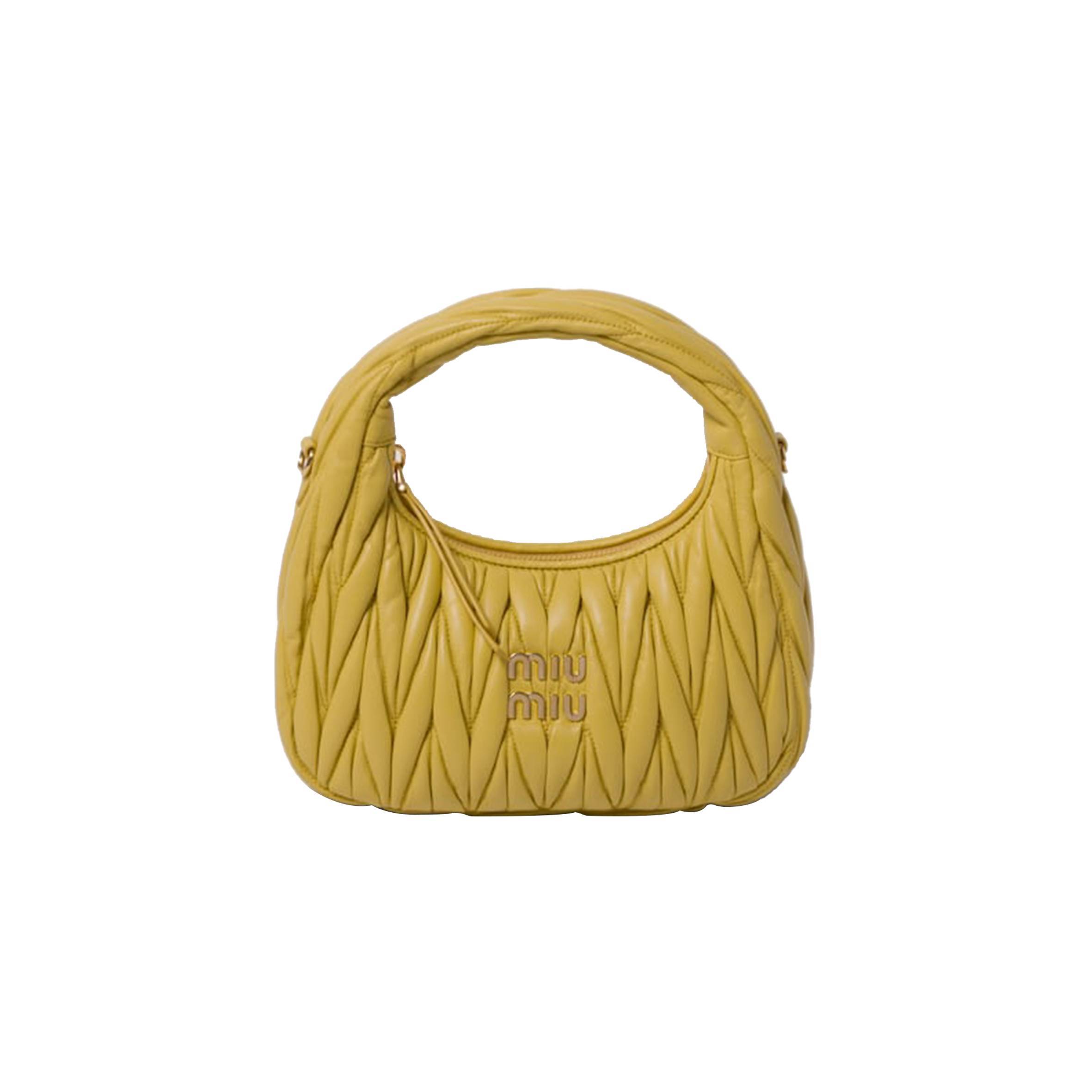 M1v M1v wander matelassÉ nappa leather hobo bag 5bc125 (20*17*6cm)